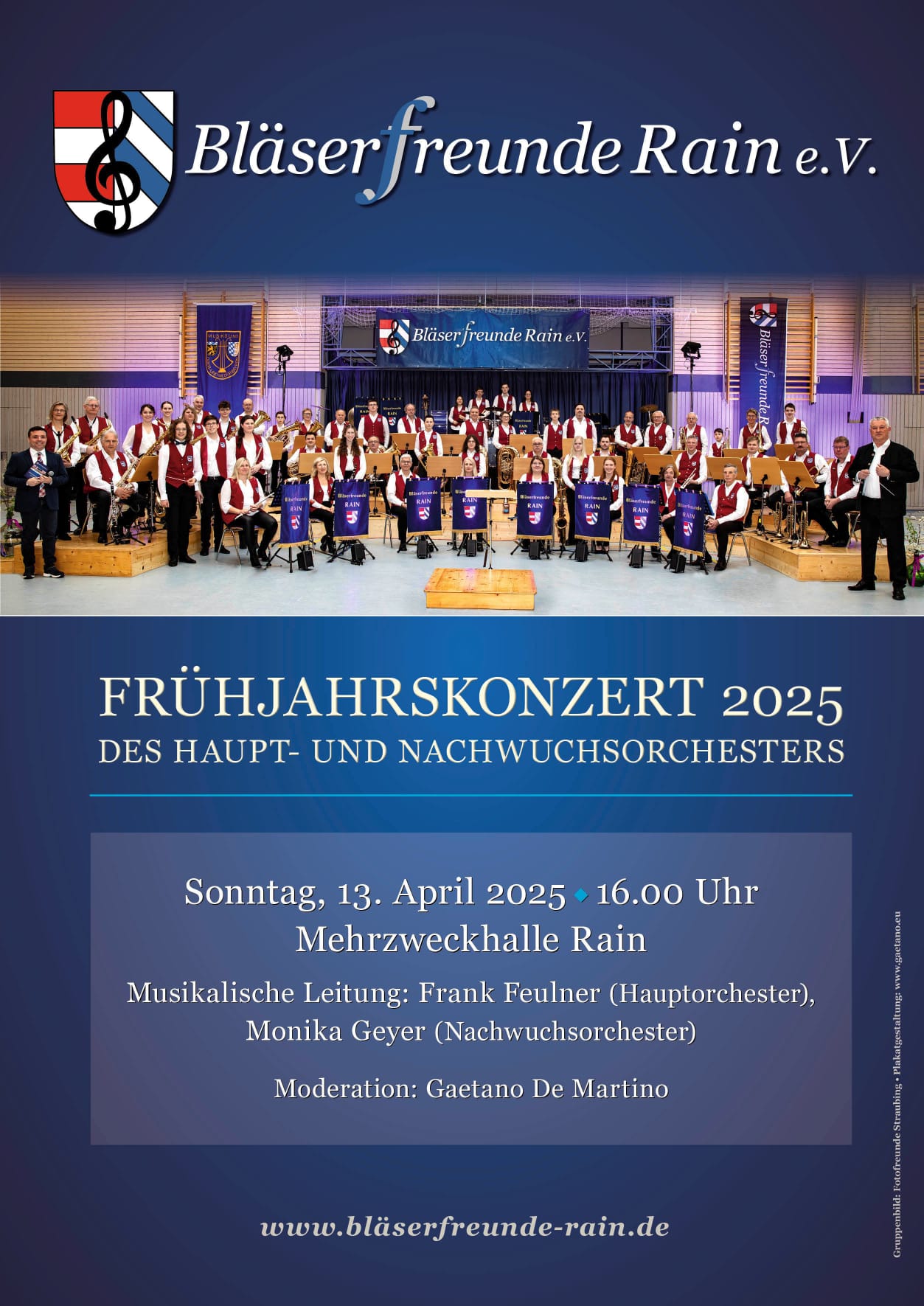 Plakat für das Frühjahrskonzert 2025